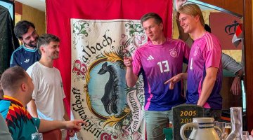 Männervorstand zu Besuch bei den Burschen